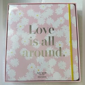 NEW! Kate Spade Bridal Wedding Pink Roses Planner